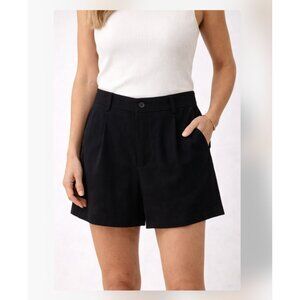 J. Crew Women's High Waist Black Shorts